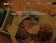 Tablet Screenshot of gigawire.com.br